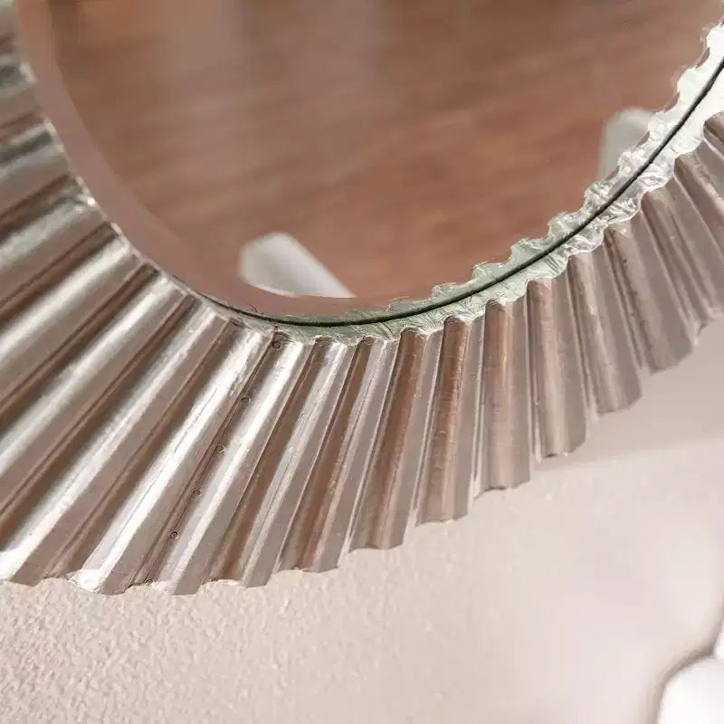 Round Decorative Mirror - Silver - SEI