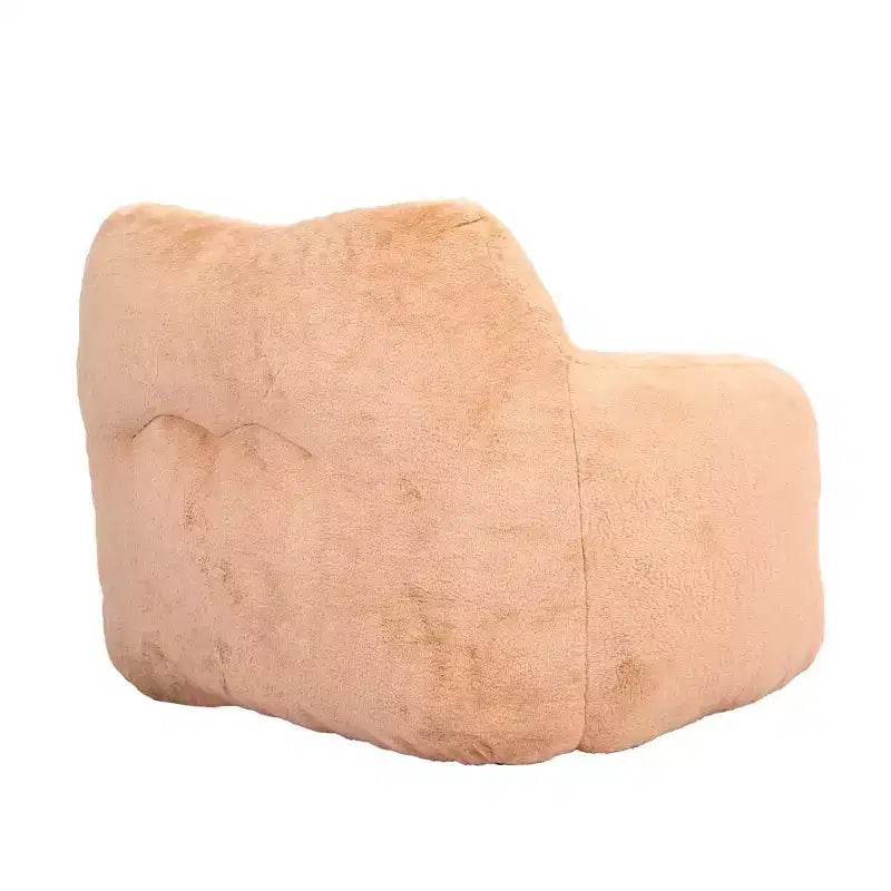 Bean Bag Chair with Armrests, Stuffed High-Density Foam. Lazy Sofa for Adults in Living Room, Bedroom Reading