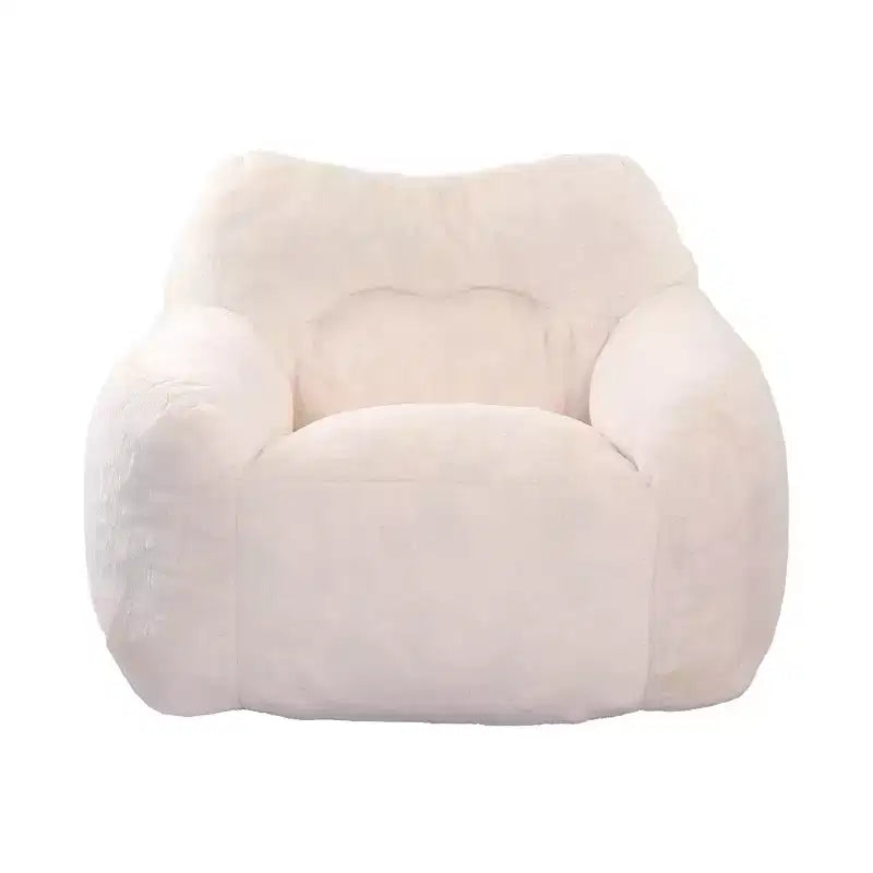 Bean Bag Chair with Armrests, Stuffed High-Density Foam. Lazy Sofa for Adults in Living Room, Bedroom Reading