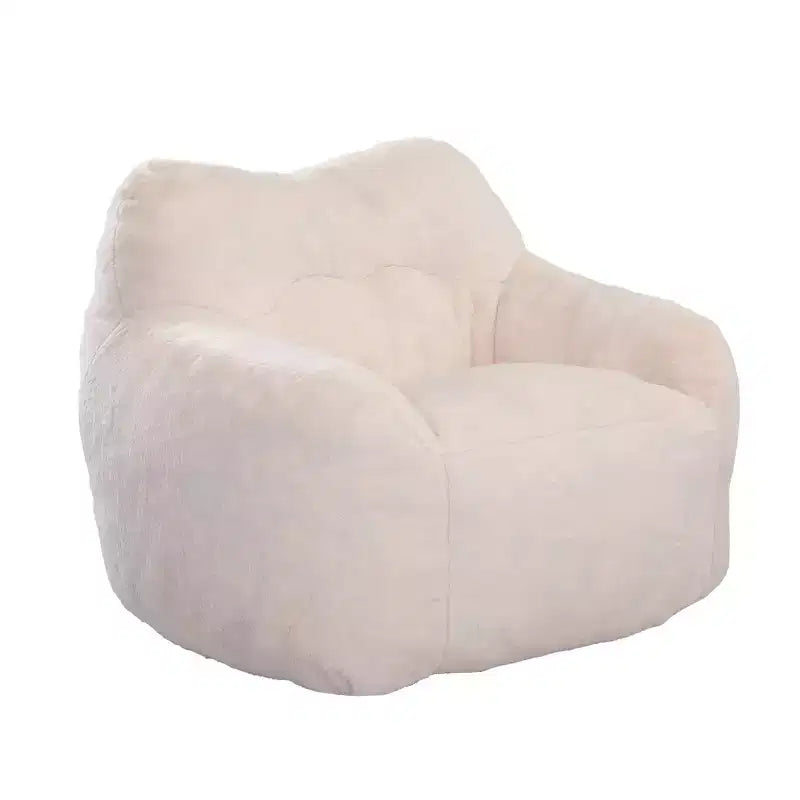 Bean Bag Chair with Armrests, Stuffed High-Density Foam. Lazy Sofa for Adults in Living Room, Bedroom Reading