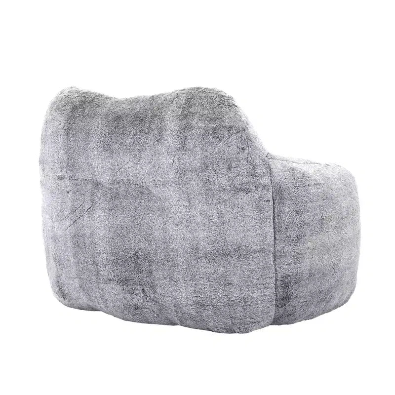 Bean Bag Chair with Armrests, Stuffed High-Density Foam. Lazy Sofa for Adults in Living Room, Bedroom Reading