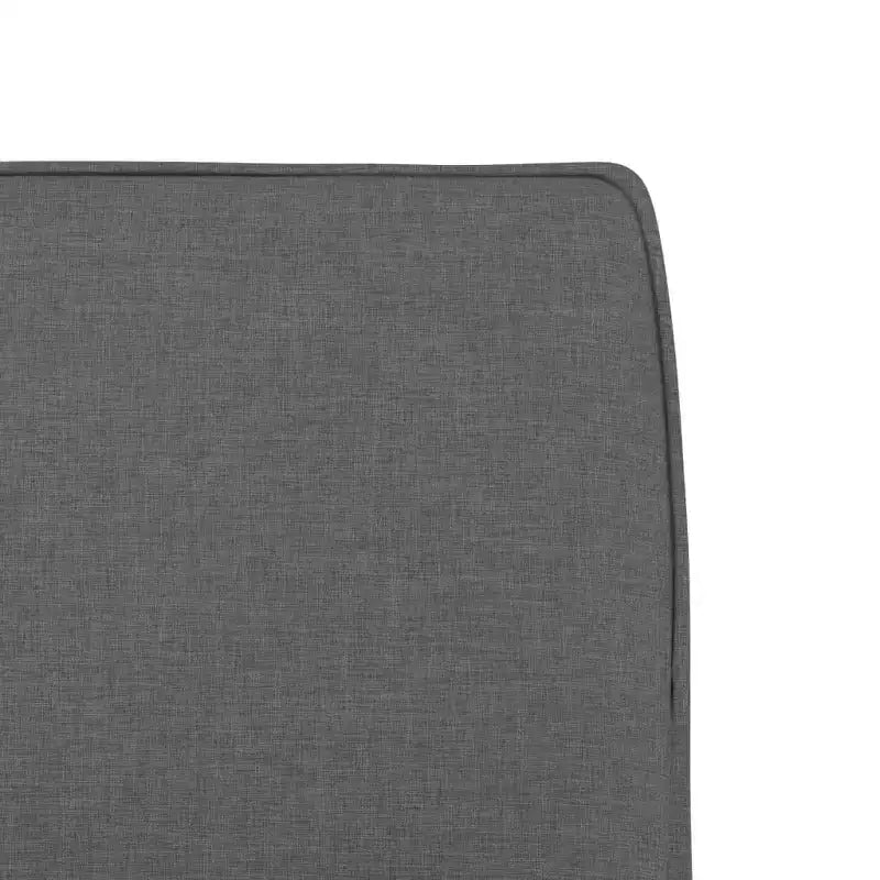 XL Lounge Chair Dark Grey - Upholstered Single Accent Armless Chair for Living Room Bedroom Office