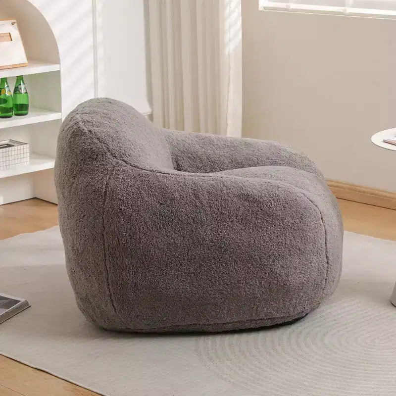 Giant Bean Bag Sofa for Adults Spacious with Armrests Memory Foam Filler Living Room Bedroom