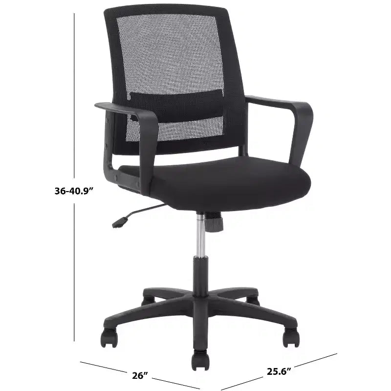 Adjustble Desk Chair - Black - SEI